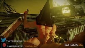 Pyramid Head and Drift Team Up for Intense 3D Hentai Action