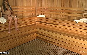 Shemale anal fuck babe in public toilet