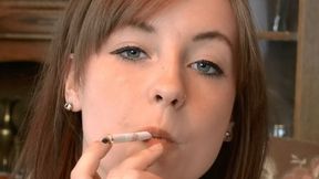 Smoking In Miniskirt And Tights HD-720