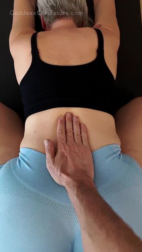 Horny Step Son Helping Stepmom Stretch in Different Yoga Positions Rewarded with JOI   Clip 1