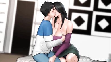 Animated hot cartoon princess fucking her way through a hentai game