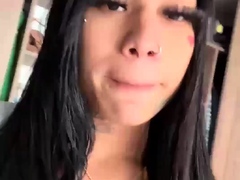 Solo ladyboy masturbation