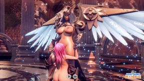 Cute 3D Anime Babe Gets Fucked Hard by Huge Cocks for Massive Creampie Ejaculations