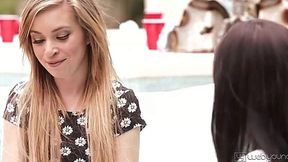 Fingering frenzy with Marley Brinx and Kylie Nicole in POV