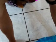 Sissy pet training (Playing fetch with sissy bitch)