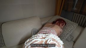 stepmother surprises stepson with a sensual anal birthday adventure! a special treat awaits as she bakes a creamy cake with a naughty twist.