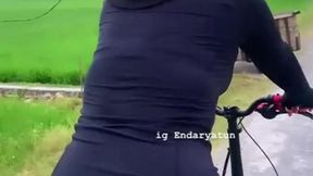 Indonesian sportswoman gets toned and fit