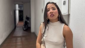 They kicked him out of the house and she's covered in piss P2