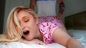 Gorgeous Big Tits Blonde Stepsister Pounded By Stepbro