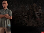 Treasure of Nadia v.71021 - Group sex on the cave, 3 babes vs 1 dick (2-3)