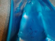 Slave encased in latex vacbed, part 2