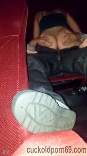 Whore wife letting huge Bbc stretch and breed her pussy