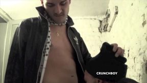 French slut used by the so sexy Romeo in the basement