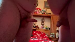 Deep throating grandpas load