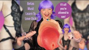 Betas Must Learn To Love Dick - Cock is all you're allowed to see! - Make Me Bi Bisexual Encouragement Tease & Denial Humiliation with Femdom Mistress Mystique - MP4