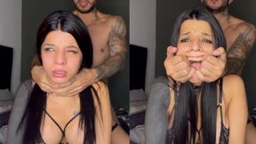 Don&#039;t Let Me Breathe! Breath Control Extreme and Degradation for my Cute Slut while I Fuck Her Hard!