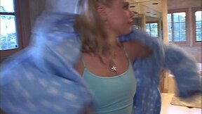 Pissing blonde little summer
