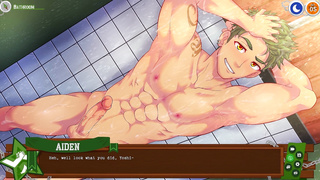 Camp Mate: Scoutmaster Season - Aiden Showering with Yoshinori (Six Pack)