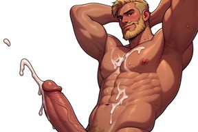Loads of Cum on Men