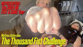 Mistress Baton Does The Thousand Fist Challenge HD