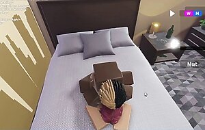 Husband forgot to pay gambling debt, his wife pays with her body (blacked)