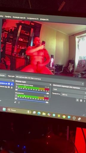 I play before the obs in red light