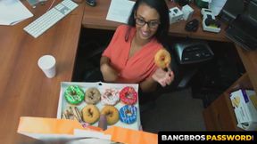 Arianna Knight gets fucked by her boss in the office after hours