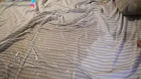 Embarassed nerdy girl pissing herself directly on the floor  Pee made my legs feel dirty and wet!