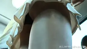 Nono Mizusawa Rides Hard On Suburban Train Until She Screams Out Loud