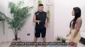 My young Yoga instructor got hot with the rose of my ass and I had to fuck him