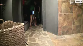 German bondage slut takes a face full of pee