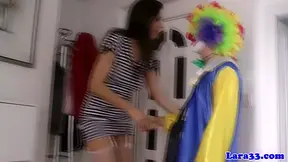 British stockings milf cockriding clown