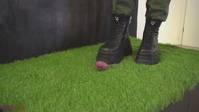 Crushing Your Little Worm with My Dangerous Naked Wolfe Boots (45 Version) - TamyStarly - Cock Balls Crush Trample, Shoejob, Bootjob, CBT, Ballbusting, Trampling, Stomping