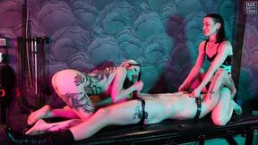 Latex Facesitting Threesome with King Kruger and Nova (WMV)