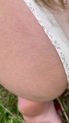 Ada Paradiso Gives Me a Handjob Behind the Barn