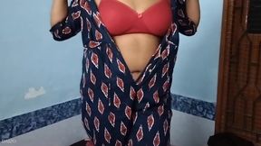 Big Ass Bhabi Fucked in Desi Style Eating Cum