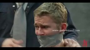 Bondage army officer punishes soldier