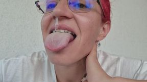 Extreme Snot Challenge – Eating and Swallowing on Camera