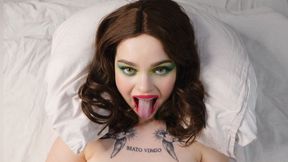 4K FACE FETISH | GREEN MAKE UP & LENSES