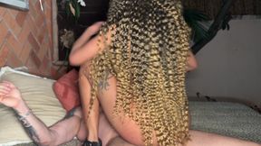 Petite Bubble Ass Mulata Hard Pussy Fucked!