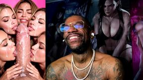 five sluts and one huge bwc cumming everywhere, ai generated