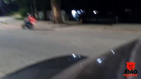 rapidinha dentro do carro na rua escura - thai camargo ( completo no red )