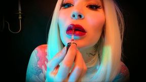 Permanent Lipstick Ownership - POV, LIPSTICK , LIP FETISH
