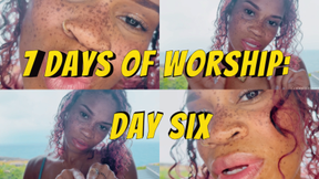 7 Days Of Worship: Day Six- Ebony Femdom Goddess Rosie Reed Slave Love Addiction Training