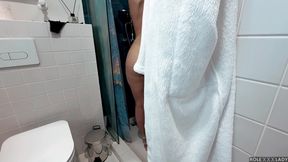 Her Morning Routine - Shower, Touch, Cum