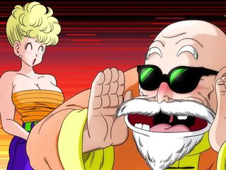 Kame Paradise - Roshi Banging Panchy at Bulma's Abode