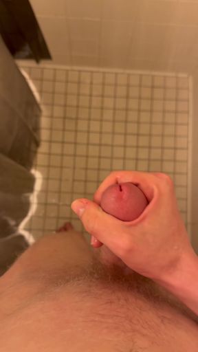 A close look at the tip and pee hole