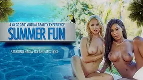 Alix Lynx Nadia Jay in Summer Fun - VRBangers