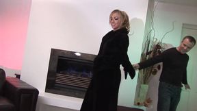 Blondie undressed her man because she wants some FAT cock