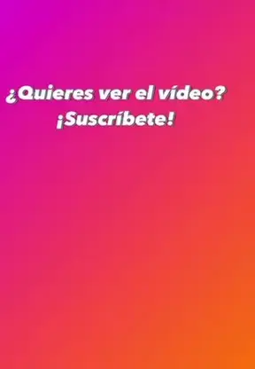 El vídeo es distinto al teaser por que la app regala los primeros segundos del vídeo, pero yo sólo publico para mis suscriptores💋